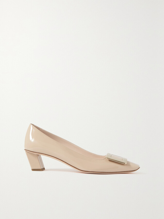 Roger Vivier Belle Vivier 45 Patent-leather Pumps - Pink