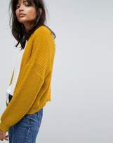 Thumbnail for your product : ASOS Chunky Cardigan in Fluffy Rib