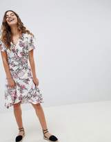 Thumbnail for your product : B.young Floral Printed Wrap Dress