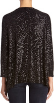 Thumbnail for your product : Jones New York Sequin Cardigan with 3/4 Length Dolman Sleeves