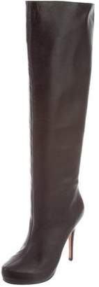 Jean-Michel Cazabat Leather Knee-High Boots w/ Tags