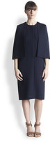 Thumbnail for your product : Marni Wool Crepe Capelet Dress