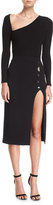 Thumbnail for your product : Cushnie Dahlia Button-Side Slit Skirt