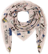 Thumbnail for your product : Karl Lagerfeld Paris NYC Printed Scarf with Silk