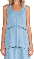 Thumbnail for your product : Marc by Marc Jacobs Yili Indigo Jersey Tank Dress/Crop Top