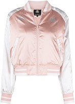 Thumbnail for your product : Kappa x Juicy Couture crystal-embellished bomber jacket