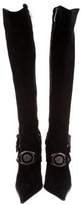 Thumbnail for your product : Gianmarco Lorenzi Embellished Suede Boots