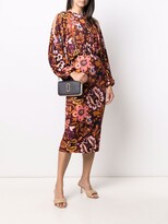 Thumbnail for your product : La DoubleJ Floral Long-Sleeve Shift Dress