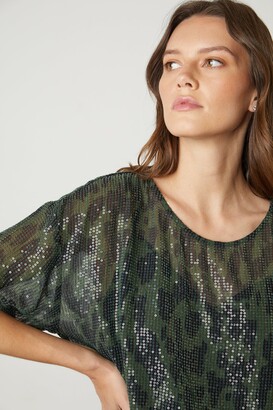 velvet by graham and spencer sequin top