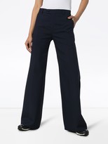 Thumbnail for your product : Martine Rose Ansell checked flared trousers