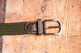 Thumbnail for your product : Swole Panda Woven Belt - Khaki Green