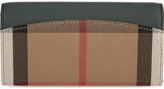 Thumbnail for your product : Burberry House check continental leather wallet