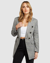 Thumbnail for your product : Belle & Bloom Women's Blazers - Too Cool For Work Plaid Blazer