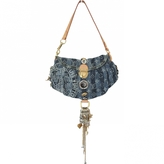 Thumbnail for your product : Louis Vuitton Blue Cotton Handbag