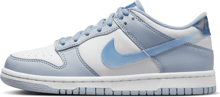 Nike Dunk Low Next Nature Big Kids' Shoes in Blue - ShopStyle