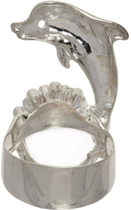 Jiye Shin Silver Quartz Dolphin Ring