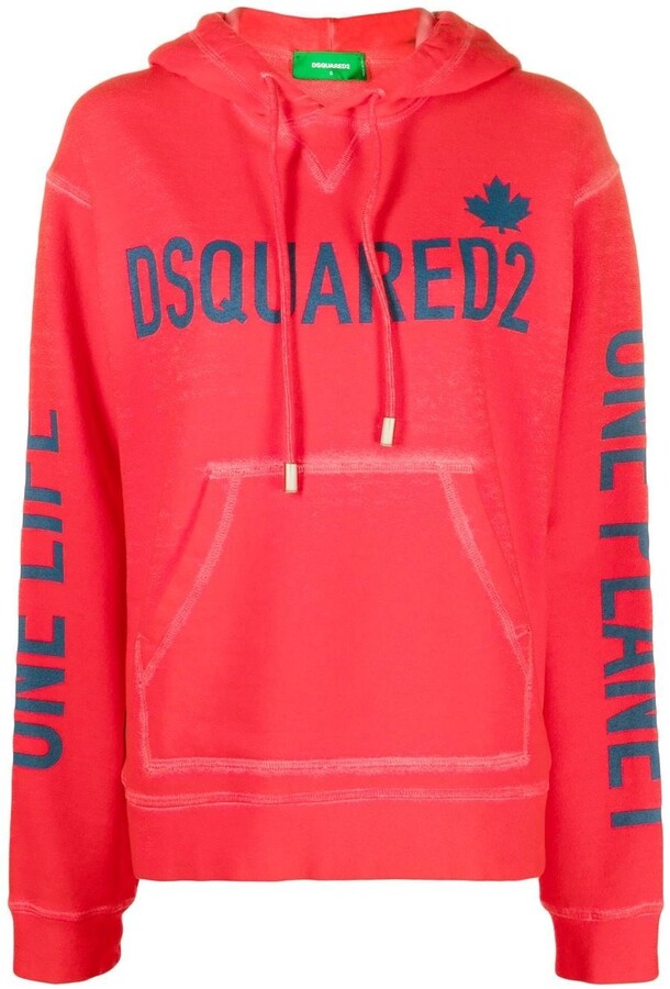DSQUARED2 Women's Red Sweatshirts & Hoodies | ShopStyle