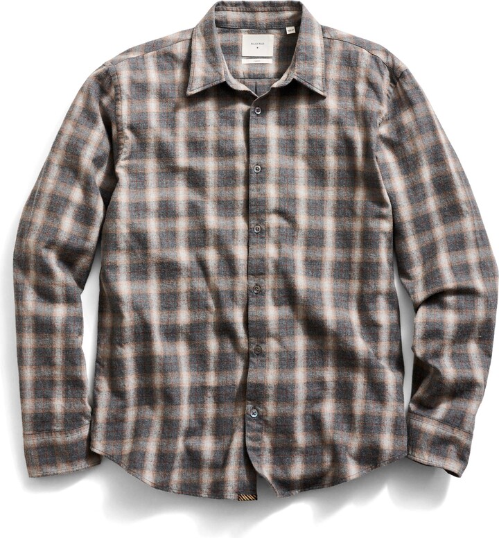 Billy Reid Mélange Plaid Button-Up Shirt