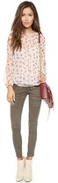 Thumbnail for your product : L'Agence Long Sleeve Shirred Neck Blouse