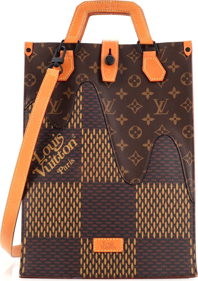 Louis Vuitton X Nigo e Sling Bag Damier Ebene Giant Brown