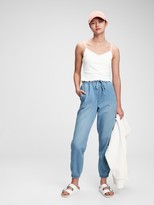Thumbnail for your product : Gap Soft Indigo Joggers With Washwell™