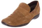 Thumbnail for your product : Prada Sport Suede Square-Toe Loafers