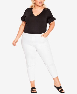 pull on ripped jeggings