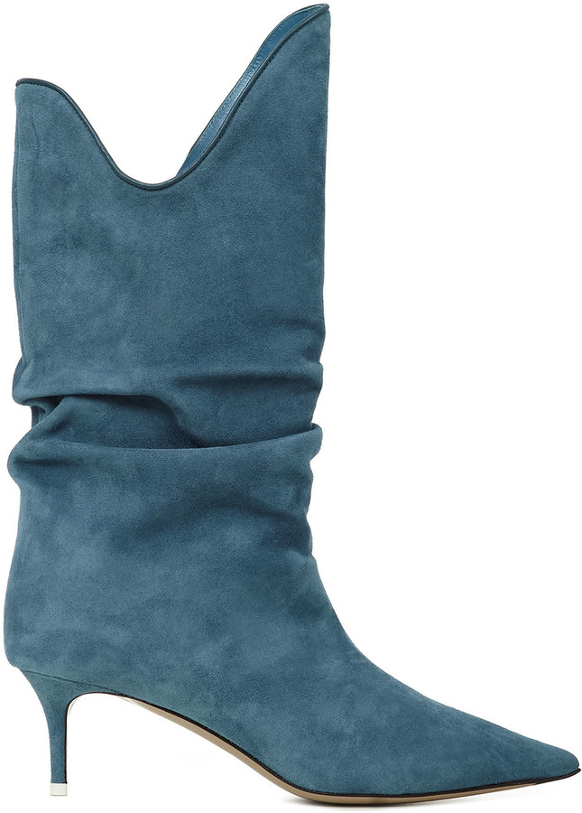 teal blue boots