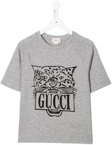 Thumbnail for your product : Gucci Children Tiger-print T-shirt