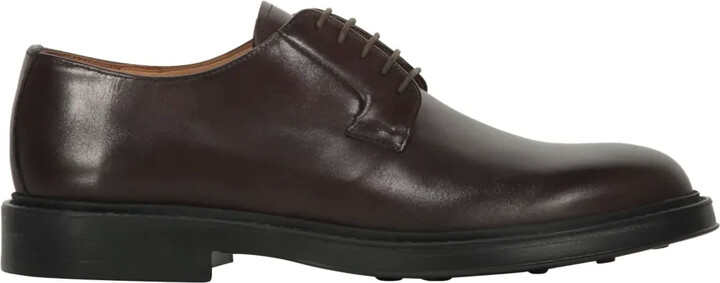 Bruno Magli Leather Derby Shoes