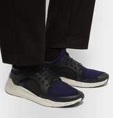 Thumbnail for your product : McQ Gishiki Leather And Rubber-Trimmed Mesh Sneakers