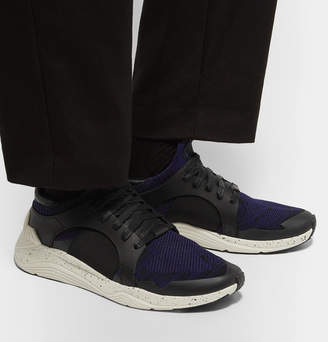 McQ Gishiki Leather And Rubber-Trimmed Mesh Sneakers