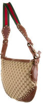 Thumbnail for your product : Gucci GG Canvas Studded Pelham Bag