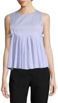Thumbnail for your product : Romeo & Juliet Couture Sleeveless Babydoll Pleat Top