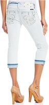 Thumbnail for your product : Miss Me Distressed Cropped Capri Jeans