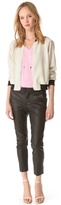 Thumbnail for your product : 7 For All Mankind Coated Slim Chino Pants