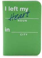 Thumbnail for your product : Flight 001 I Left My Heart Passport Case
