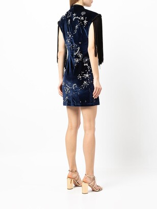 Lisa Von Tang Starry Night fringe dress