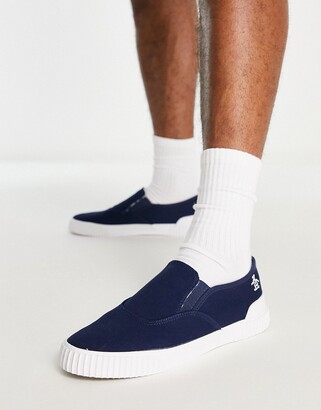 Mens slip on plimsolls uk Clearance