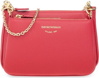 Emporio Armani Crossbody Mummy Bag In Pink Nylon - ShopStyle