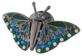 Tateossian Crystal Butterfly Lapel Pin