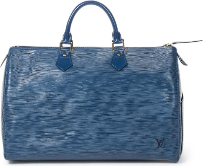 Louis Vuitton Ltd. Ed. Speedy Jeff Koons Turner 30 in Blue