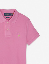 Thumbnail for your product : Ralph Lauren Logo-embroidered cotton polo shirt 2-14 years