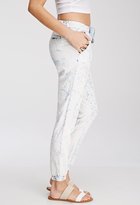 Thumbnail for your product : Forever 21 Contemporary Bleached Denim Joggers
