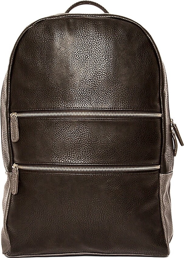 Vegan Leather Backpack | ShopStyle