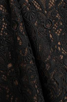 Jonathan Simkhai Paneled Tulle And Guipure Lace Dress