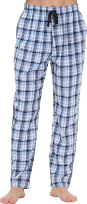 AjezMax Women's Plaid Pajama Pants 100% Cotton Comfy Soft Pj Lounge Sleep Bottoms with Pockets Drawstring