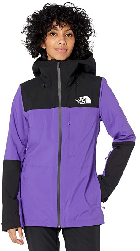 purple north face jacket womens