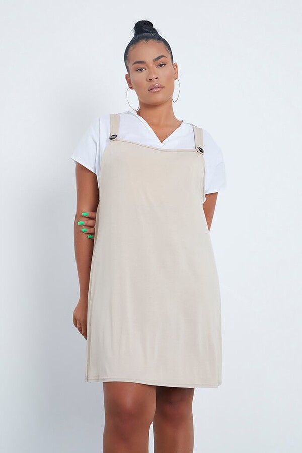 jersey pinafore dress ladies