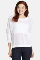 Thumbnail for your product : BP Open Knit Side Zip Sweater (Juniors)